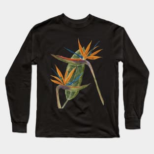 Bird of Paradise flowers Long Sleeve T-Shirt